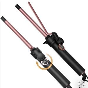 Black and Pink Curling Iron